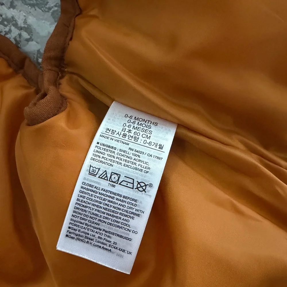NWOT BabyGap Cold Control Colorblock Puffer Vest